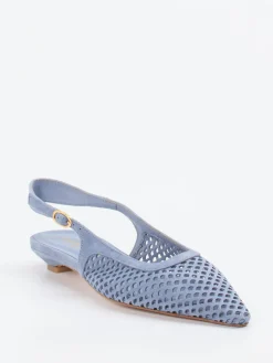 – Slingpumps aus Veloursleder Pastell-Konstantin Starke Hot