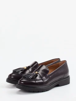 – Slipper aus Kalbleder dunkel glänzend-Konstantin Starke Discount