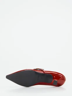 – Spangenpumps aus Lackleder dunkel-Konstantin Starke Clearance