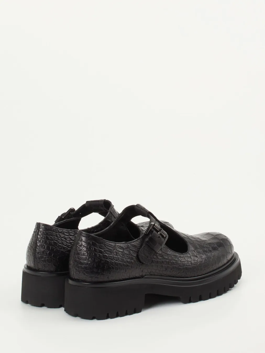 – Spangenpumps aus geprägtem Leder-Konstantin Starke Hot