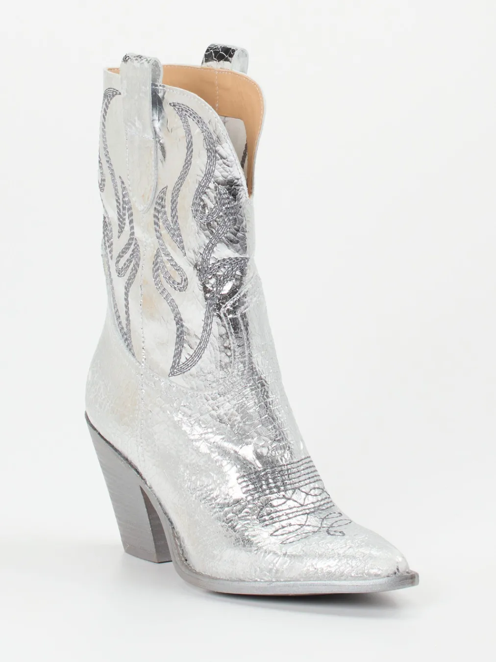 – Stiefeletten aus Metallic-Leder-Konstantin Starke Clearance