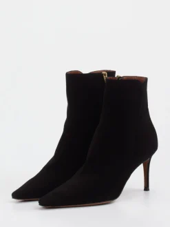 – Stiefeletten aus Veloursleder-Konstantin Starke