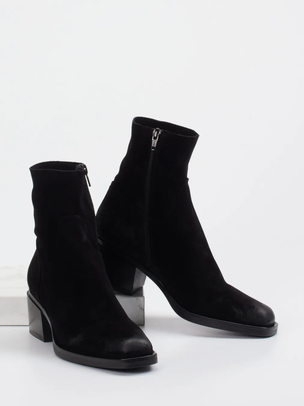 Konstantin Starke – Stiefeletten aus Veloursleder-Elena Iachi Sale