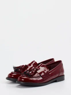 – Tassel Loafer aus Lackleder Bordeaux-Konstantin Starke Outlet