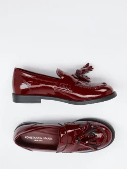 – Tassel Loafer aus Lackleder Bordeaux-Konstantin Starke Outlet
