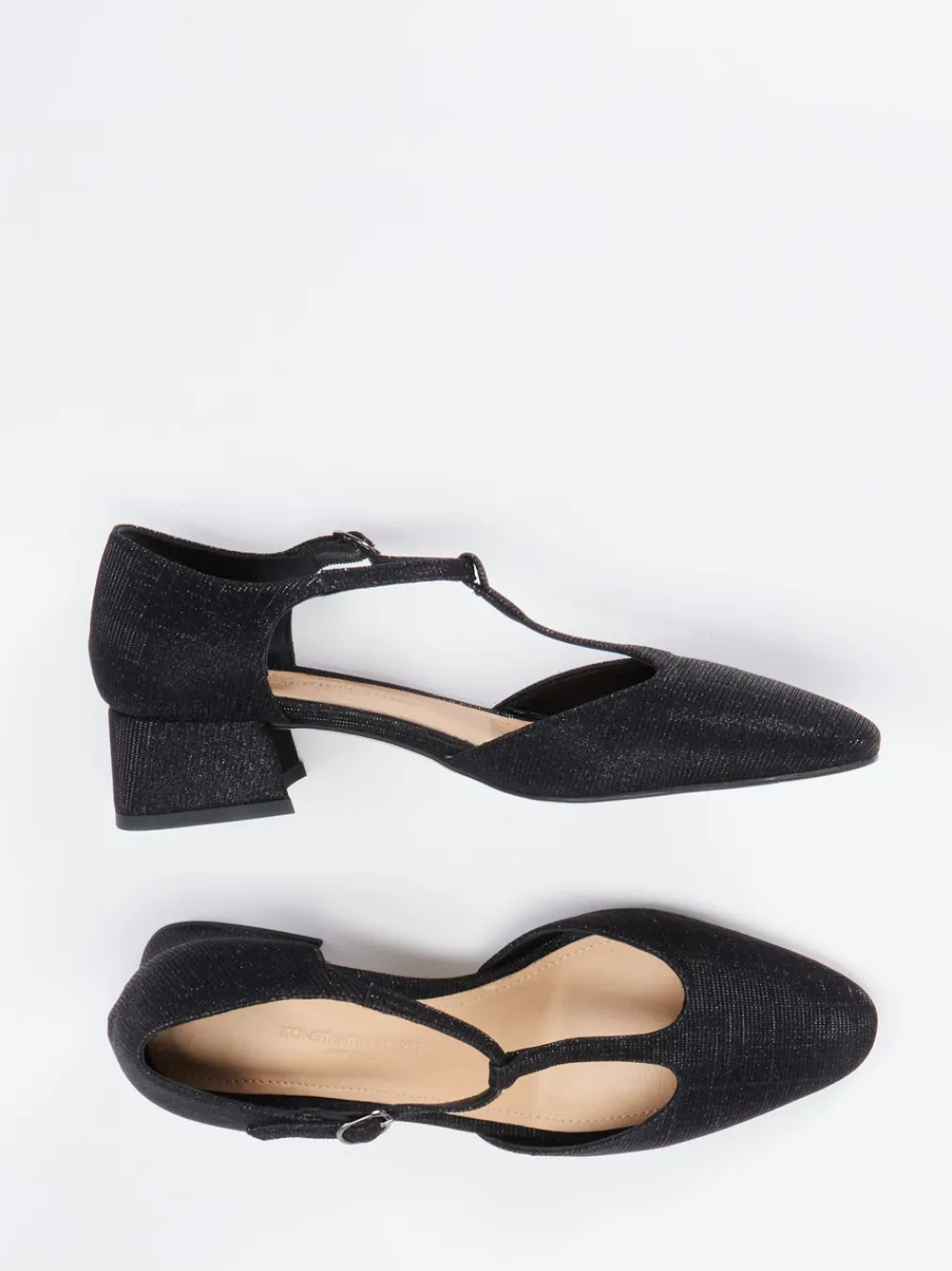 – T-Steg-Pumps aus Metallicleder-Konstantin Starke Clearance