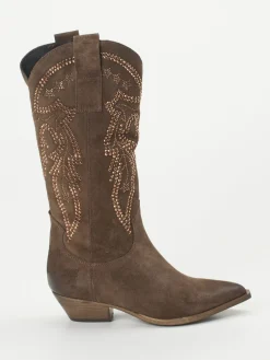 – Westernstiefel aus Veloursleder-Konstantin Starke Outlet