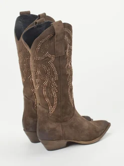 – Westernstiefel aus Veloursleder-Konstantin Starke Outlet