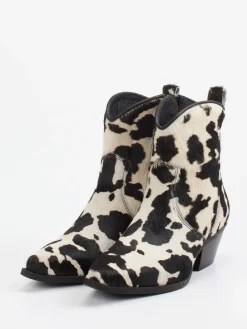 – Western-Stiefeletten aus Ponyfell-Konstantin Starke Clearance