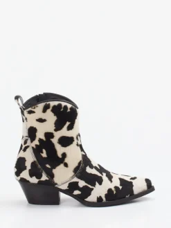 – Western-Stiefeletten aus Ponyfell-Konstantin Starke Clearance