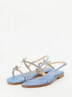 – Zehentrenner-Sandale aus Metallicleder-Konstantin Starke Clearance