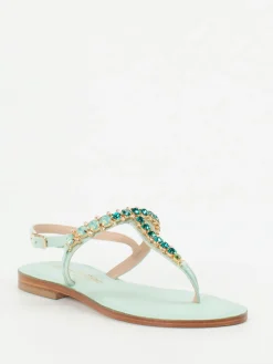 – Zehentrenner aus Metallicleder mint-Konstantin Starke Hot