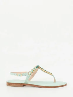 – Zehentrenner aus Metallicleder mint-Konstantin Starke Hot