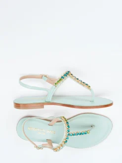 – Zehentrenner aus Metallicleder mint-Konstantin Starke Hot