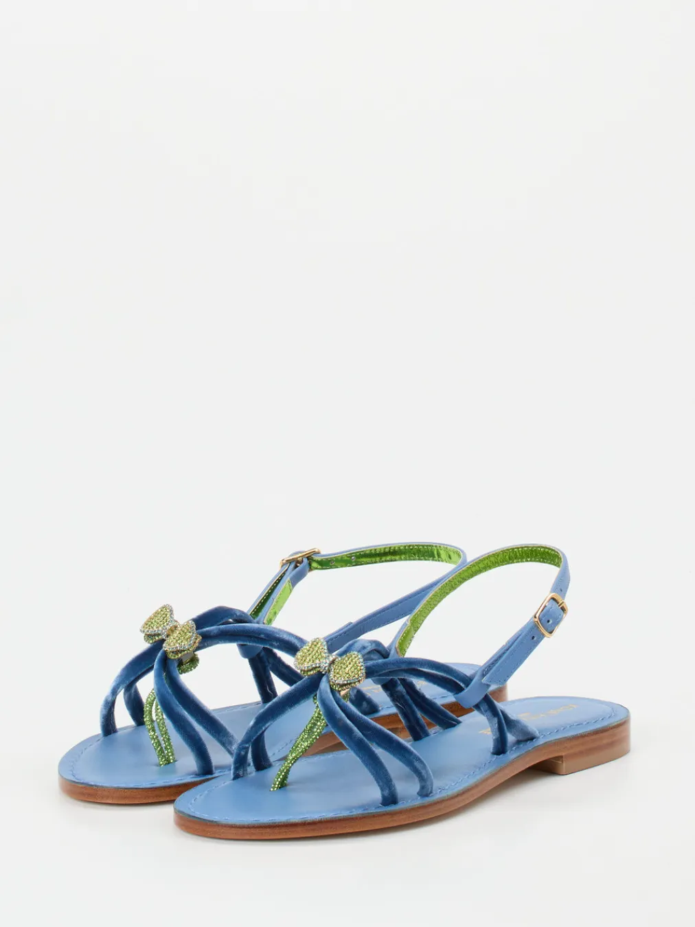 – Zehentrenner-Sandale aus Veloursleder-Konstantin Starke Outlet