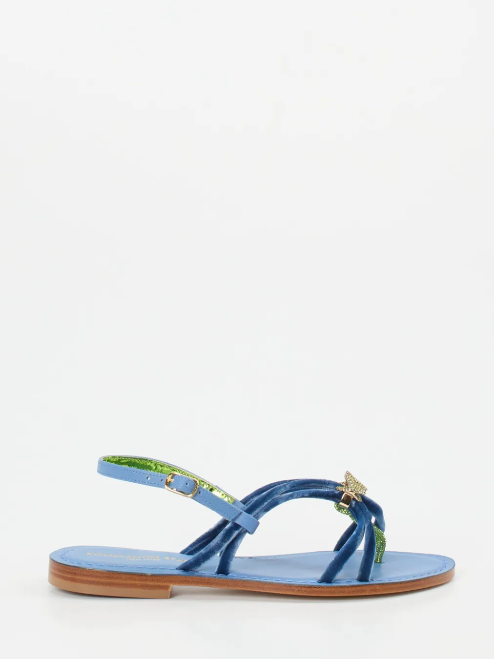 – Zehentrenner-Sandale aus Veloursleder-Konstantin Starke Outlet