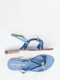 – Zehentrenner-Sandale aus Veloursleder-Konstantin Starke Outlet