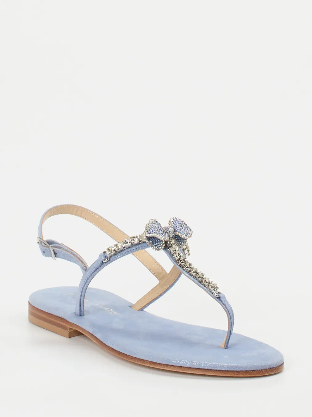 – Zehentrenner aus Metallicleder Hell-Konstantin Starke New