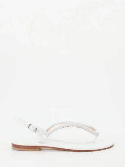 – Zehentrenner-Sandale aus Glattleder-Konstantin Starke New