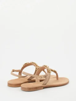 – Zehentrenner-Sandale aus Glattleder-Konstantin Starke New