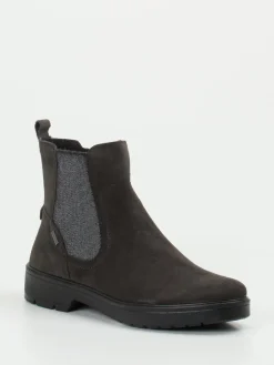 – Chelsea Boots aus Veloursleder Anthrazit-Legero Sale