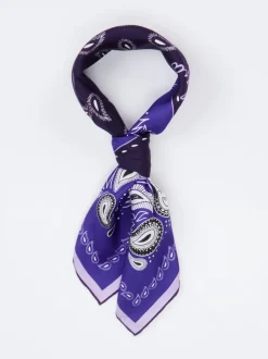 – Bandana aus Seide in Indigo-Lua Accessories Discount