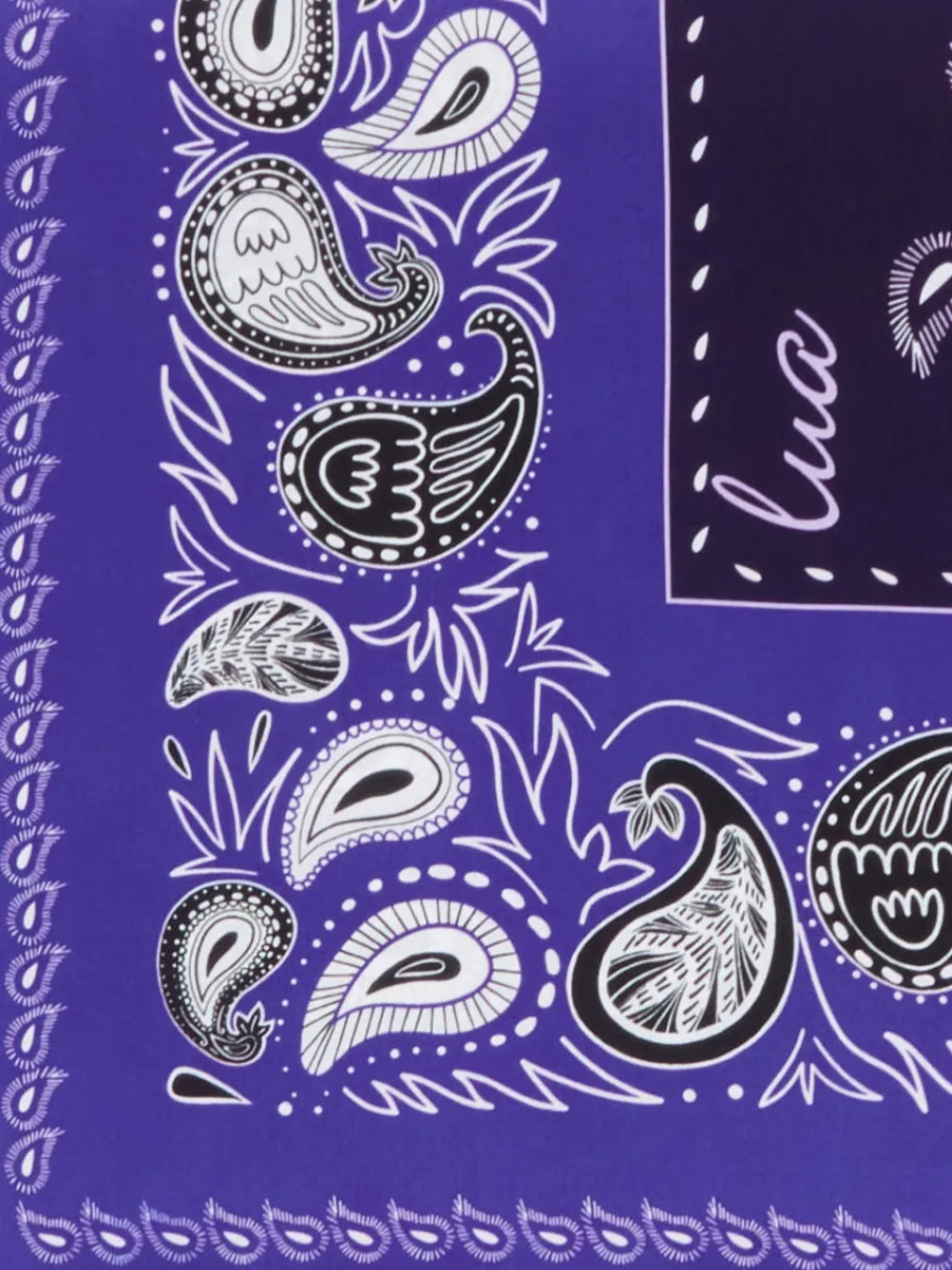 – Bandana aus Seide in Indigo-Lua Accessories Discount