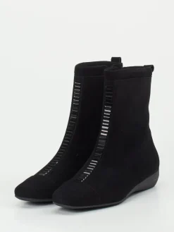 – Ankle Boots aus Veloursleder-Mania Sale