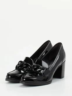 – Blockabsatz-Loafer aus Lackleder-Mannori Clearance