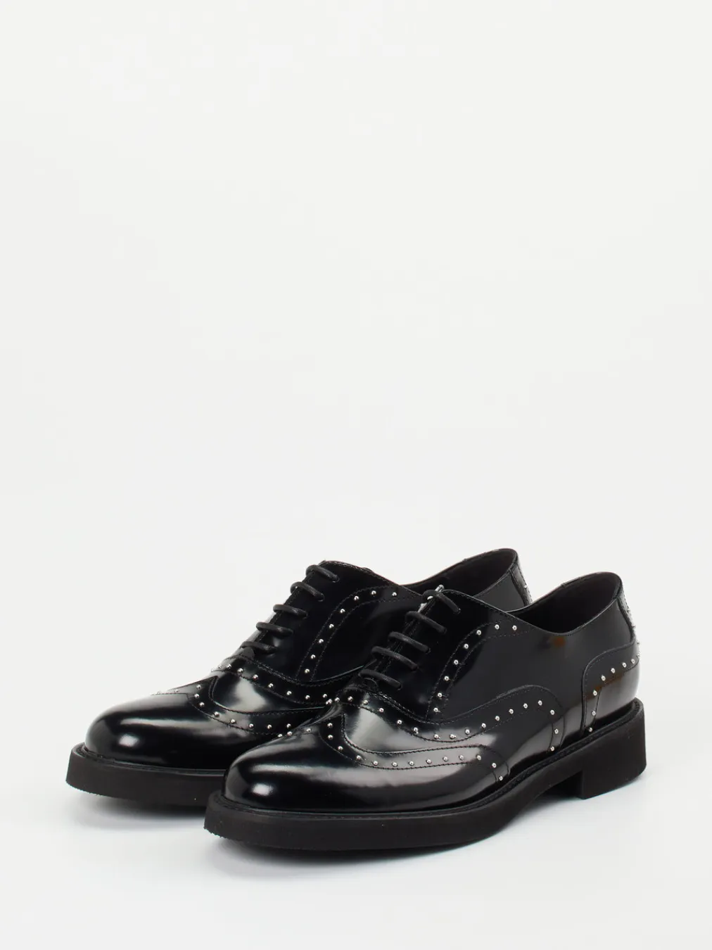 – Brogues aus Hochglanzleder-Mannori Clearance