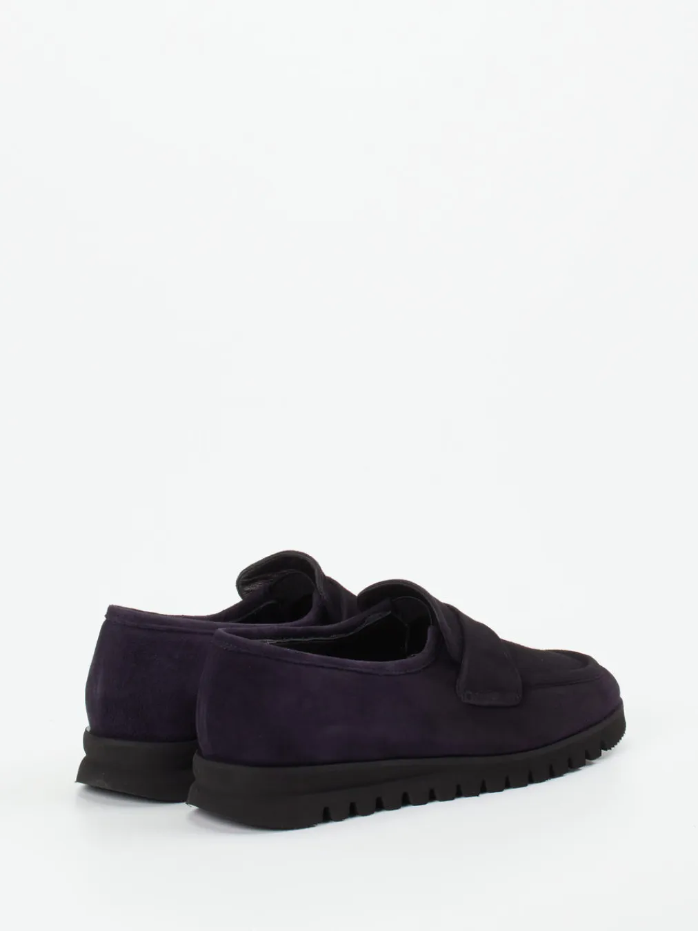 – Slipper aus Veloursleder Tiefviolett-Mannori Online