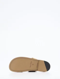 – Damen-Pantolette aus Kalbleder sandbeige-Marc O'Polo Clearance