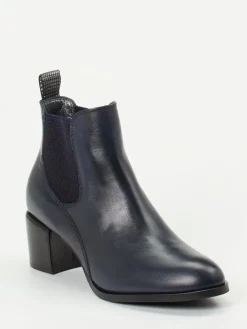 – Chelsea Boots aus Kalbleder Dunkel-Maripé Sale
