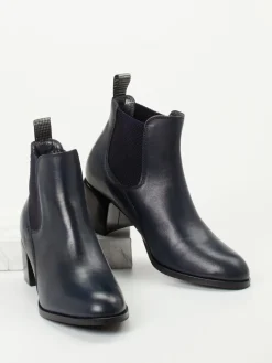 – Chelsea Boots aus Kalbleder Dunkel-Maripé Sale