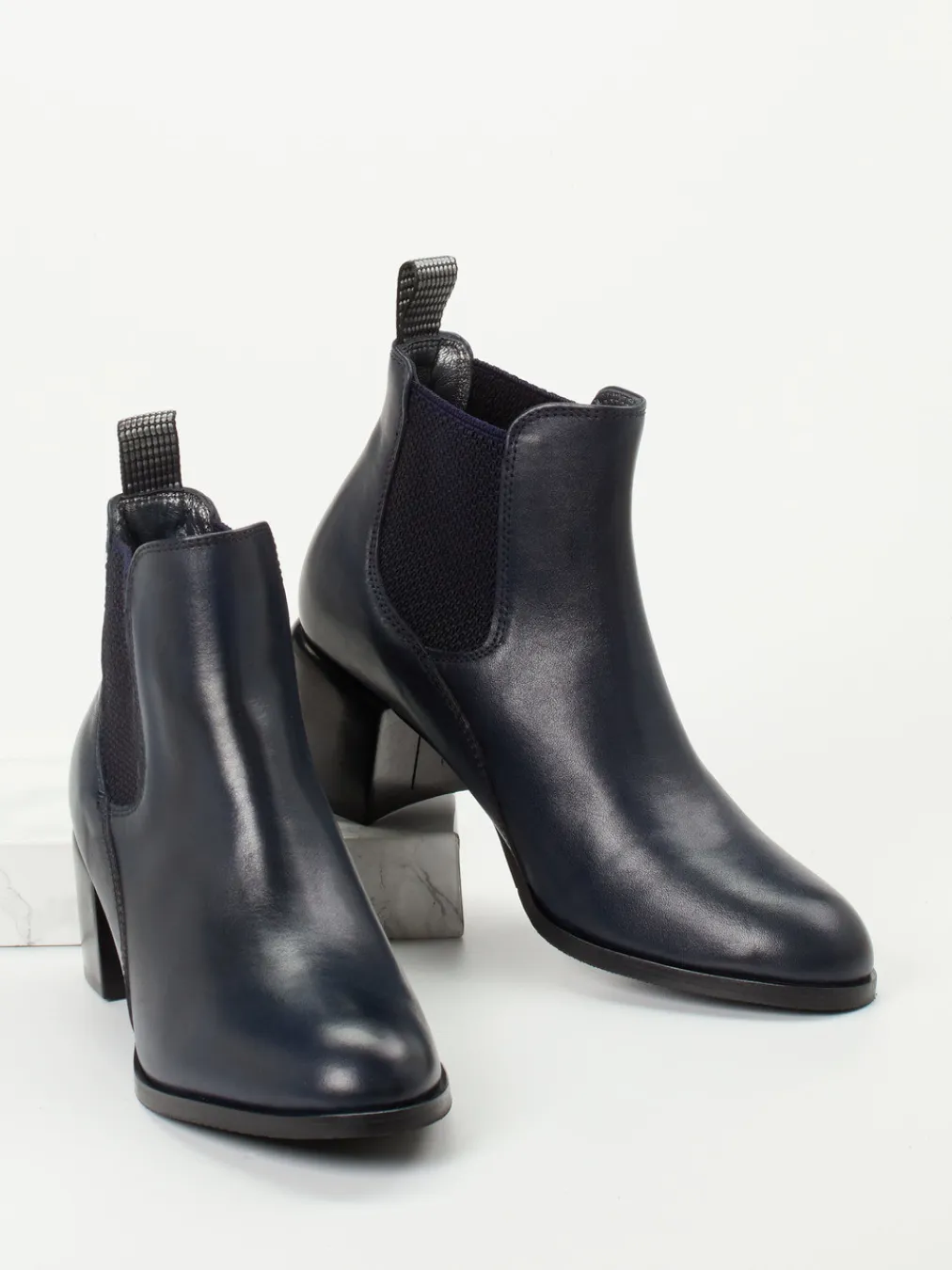 – Chelsea Boots aus Kalbleder Dunkel-Maripé Sale