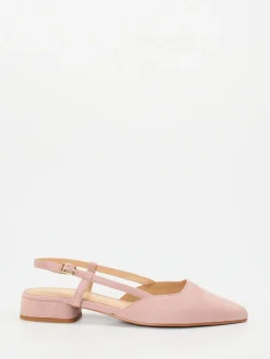 – Slingback-Ballerinas aus Veloursleder-Maripé Hot