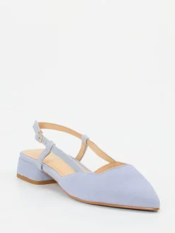 – Slingback-Ballerinas aus Veloursleder Hellflieder-Maripé Best