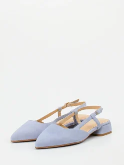 – Slingback-Ballerinas aus Veloursleder Hellflieder-Maripé Best