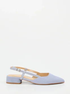 – Slingback-Ballerinas aus Veloursleder Hellflieder-Maripé Best