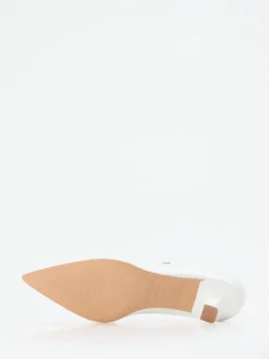 – Spangenpumps aus Lammleder Elfenbein-Maripé Outlet