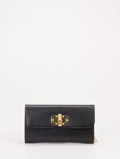 – Clutch aus Kalbleder mit Bambusverschluss-Marlon Firenze Best