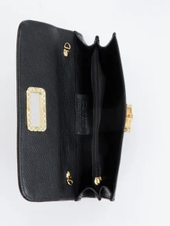 – Clutch aus Kalbleder mit Bambusverschluss-Marlon Firenze Best