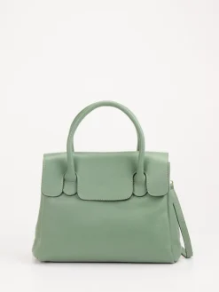 – Handtasche aus Kalbleder Salbei-Marlon Firenze Online