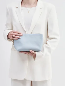 – Kosmetiktasche aus Kalbleder Hell-Marlon Firenze Best