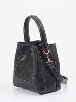 – Mini-Bucket Bag aus Kalbleder-Marlon Firenze Sale