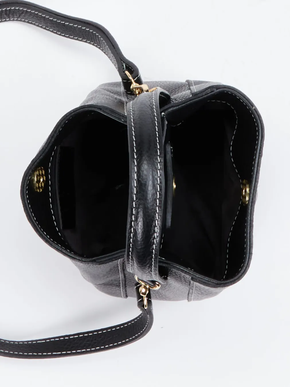 – Mini-Bucket Bag aus Kalbleder-Marlon Firenze Sale