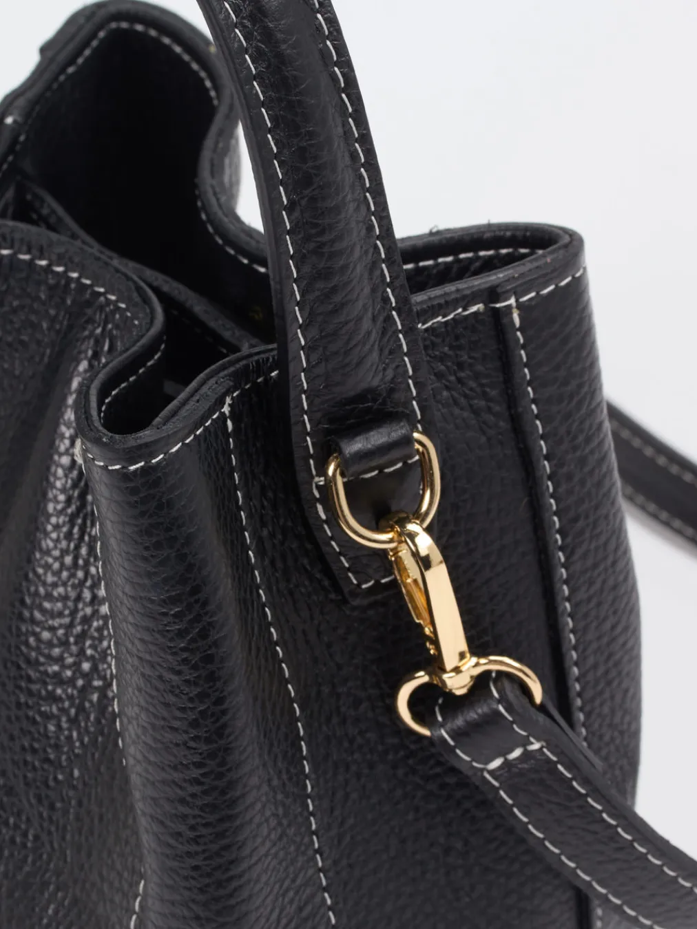 – Mini-Bucket Bag aus Kalbleder-Marlon Firenze Sale