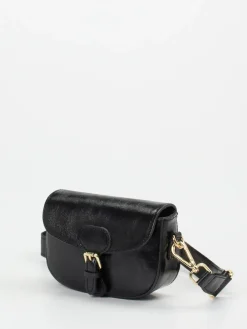 – Minitasche aus Metallicleder-Marlon Firenze