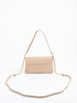 – Minitasche aus Kalbleder Beige-Marlon Firenze