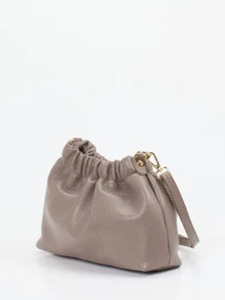 – Minitasche aus Kalbleder in Taupe-Marlon Firenze Outlet